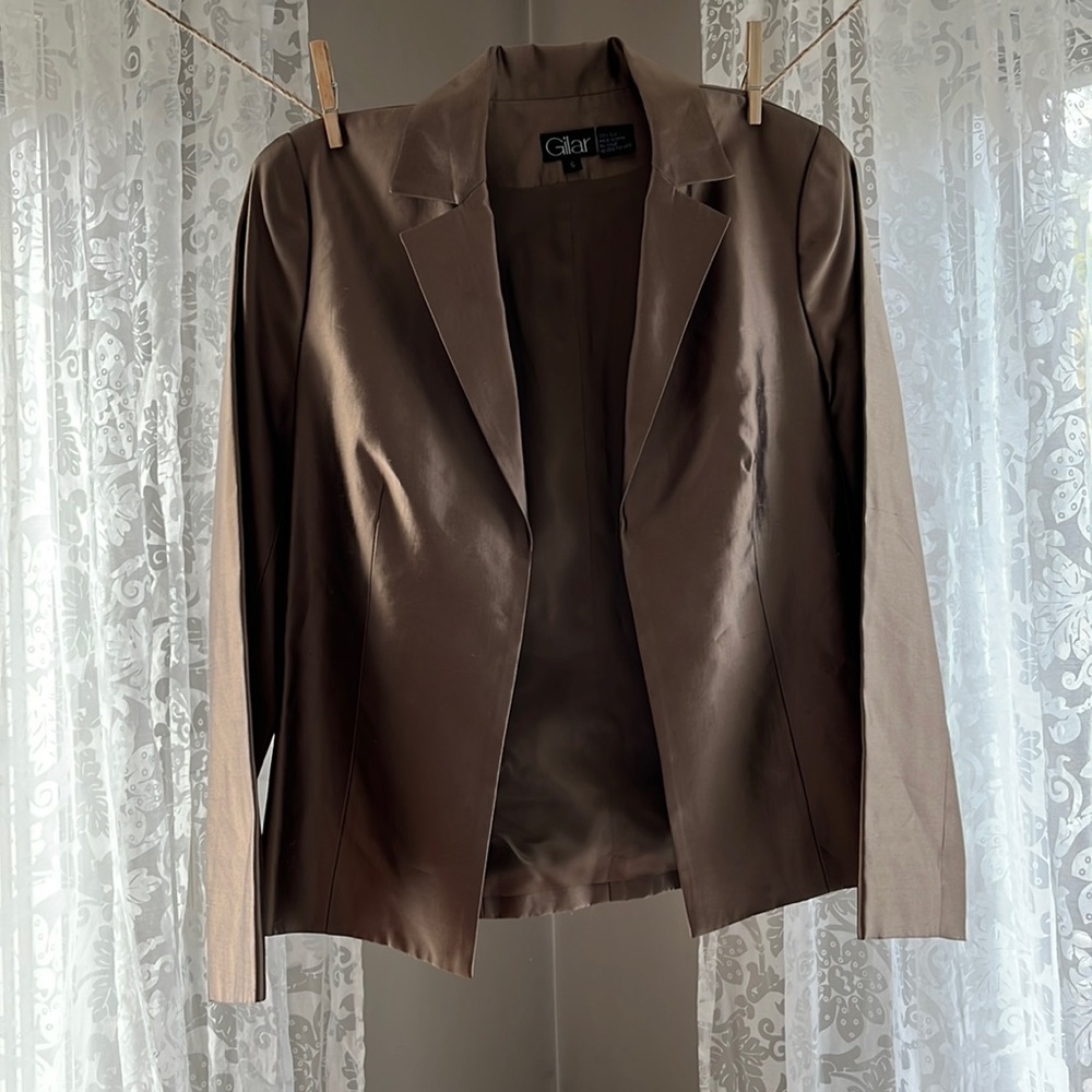 Silk Bronze Blazer